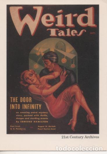 Collezionismo sportivo: Cromo E002039:Trading Cards. Weird Tales n&ordm; 39, The Door Into Infinity - Margaret Brundage