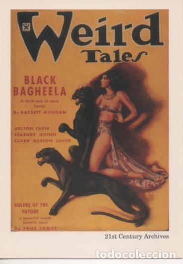 Coleccionismo deportivo: Cromo E002023: Trading Cards. Weird Tales n&ordm; 23, Black Bagheela - Margaret Brundage