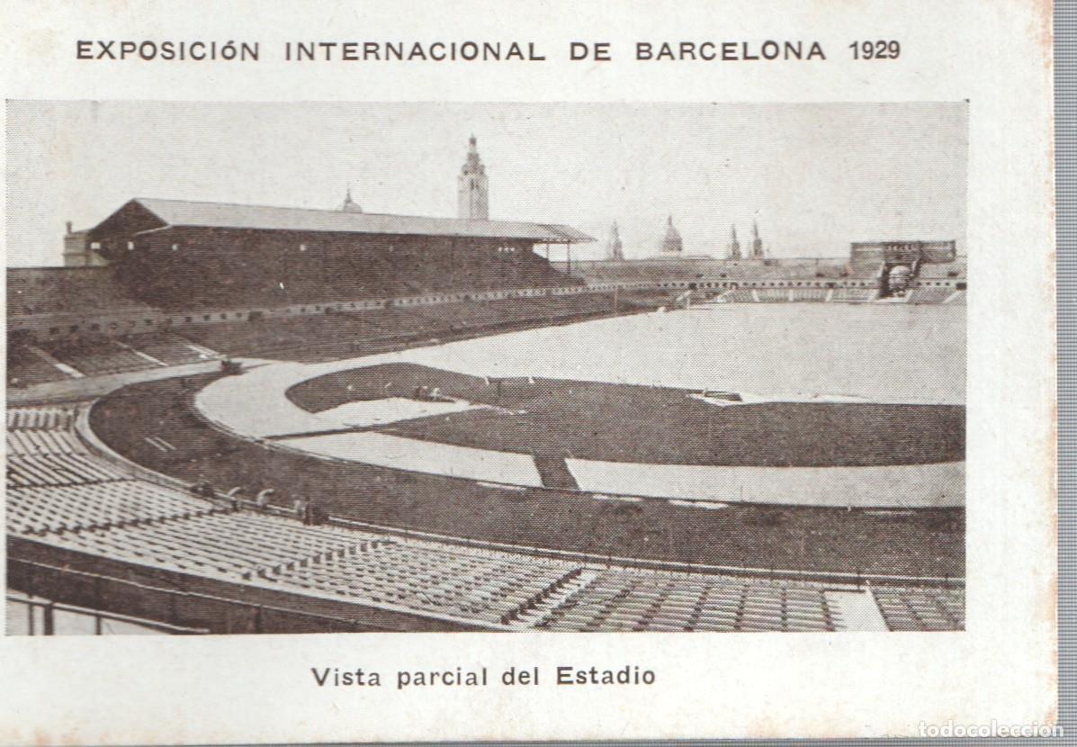 Colecionismo desportivo: Cromo numero 22: Exposicion Internacional de Barcelona 1929: Vista parcial del estadio - Varios
