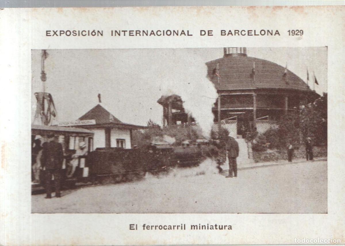 Colecionismo desportivo: Cromo numero 19: Exposicion Internacional de Barcelona 1929: El Ferrocarril miniatura - Varios