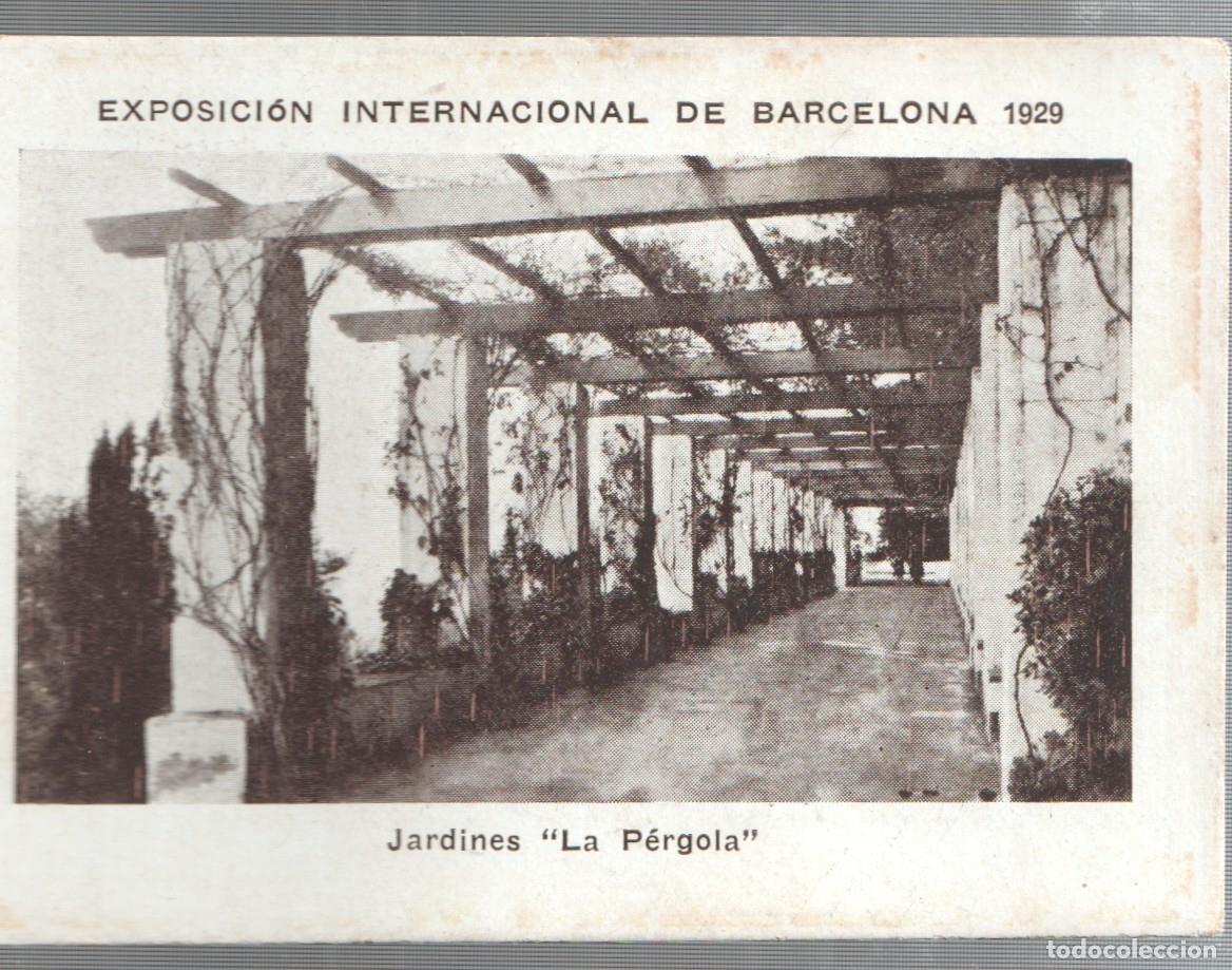 Colecionismo desportivo: Cromo numero 36: Exposicion Internacional de Barcelona 1929: Jardines La Pergola - Varios