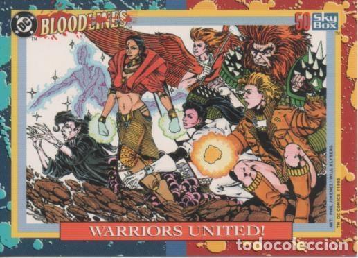 Sports collectibles: Cromo E002192: Trading Cards: DC Bloodline n&ordm; 50. Warriors United - Varios