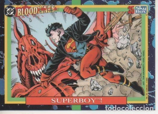 Sports collectibles: Cromo E002179: Tarding Cards. DC Bloodline n&ordm; 35. Superboy - Varios