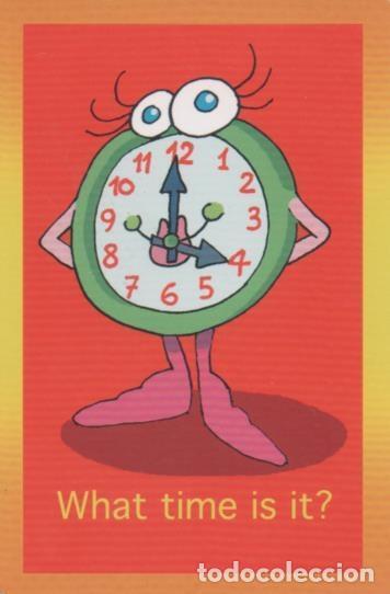 Collectionnisme sportif: Cromo E001704: Cards. What time is it?. 4:00 - NULL