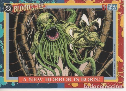 Coleccionismo deportivo: Cromo E002193: Trading Cards: DC Bloodline n&ordm; 51. A New Horror is Born - Varios