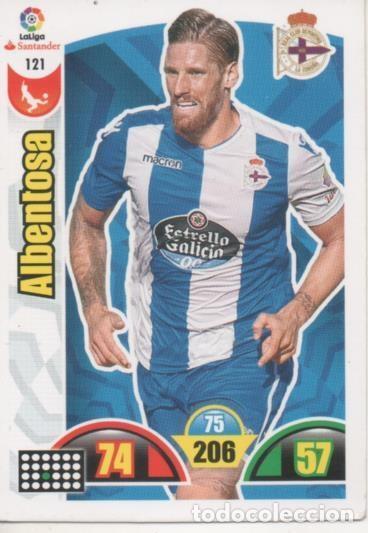 Coleccionismo deportivo: Cromo E002886: Trade Card Game Adrenalyn. Liga 2017-18, Albentosa. R.C.D. La Coru&ntilde;a - LFP