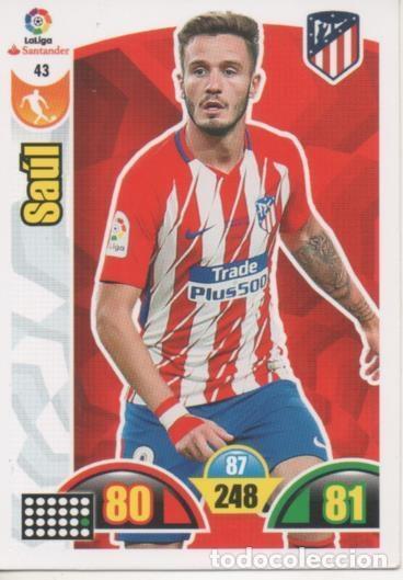 Coleccionismo deportivo: Cromo E002864: Trade Card Game Adrenalyn. Liga 2017-18, Sa&uacute;l. C.A. de Madrid - LFP