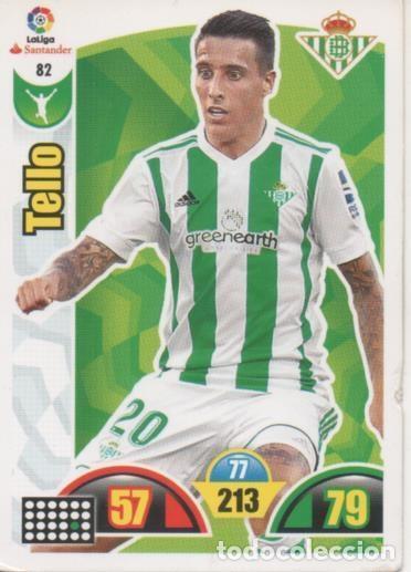 Coleccionismo deportivo: Cromo E002874: Trade Card Game Adrenalyn. Liga 2017-18 Tello. Real Betis Balonpi&eacute; - LFP