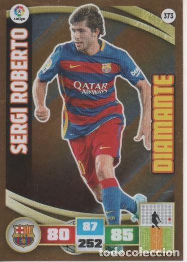 Collectionnisme sportif: Cromo E002644: Trade Card Game Adrenalyn. Liga 2015-16, Sergi Roberto. F.C. Barcelona - LFP