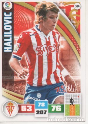 Collectionnisme sportif: Cromo E002627: Trade Card Game Adrenalyn. Liga 2015-16, Halilovic. Real Sporting de Gij&oacute;n - LFP