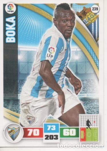 Collectionnisme sportif: Cromo E002605: Trade Card Game Adrenalyn. Liga 2015-16, Boka. M&aacute;laga C.F. - LFP