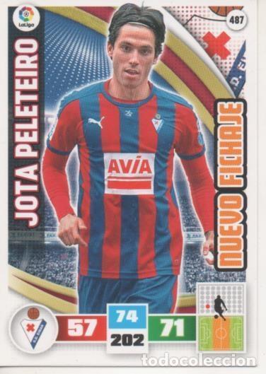 Collezionismo sportivo: Cromo E002666: Trade Card Game Adrenalyn. Liga 2015-16, Nuevo Fichaje.Jota Peleteiro. S.D. Eibar - L