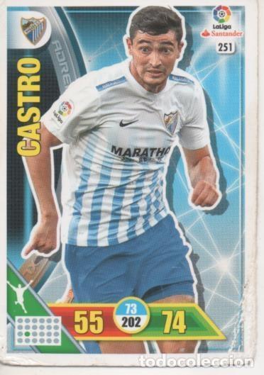 Collezionismo sportivo: Cromo E002743: Trade Card Game Adrenalyn. Liga 2016-17, Castro. M&aacute;laga. C.F. - LFP