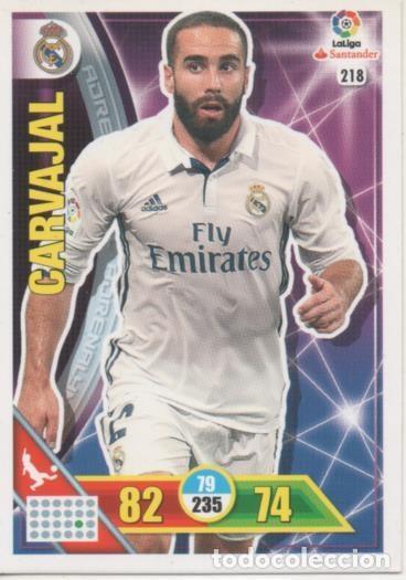 Collezionismo sportivo: Cromo E002728: Trade Card Game Adrenalyn. Liga 2016-17, Carvajal.Real Madrid - LFP