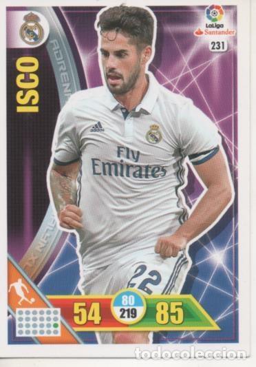 Collectionnisme sportif: Cromo E002735: Trade Card Game Adrenalyn. Liga 2016-17, Isco. Real Madrid - LFP