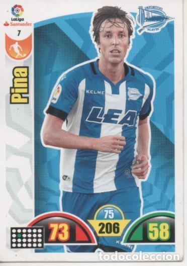 Collectionnisme sportif: Cromo E002853: Trade Card Game Adrtnalyn. Liga 2017-18, Pina. Deportivo Alav&eacute;s - LFP