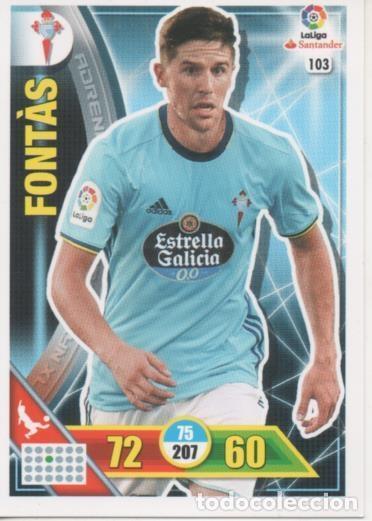 Collectionnisme sportif: Cromo E002690: Trade Card Game Adrenalyn. Liga 2016-17, Font&aacute;s. R.C. Celta de Vigo - LFP