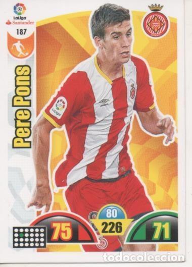Collezionismo sportivo: Cromo E002911: Trade Card Game Adrenalyn. Liga 2017-18, Pere Pons. Girona F.C. - LFP