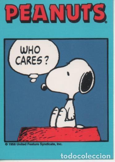 Sammelleidenschaft Sport: Cromo E003409: Trading Card. Peanuts Classics, n&ordm; 174 July 23, 1979 - M. Schulz