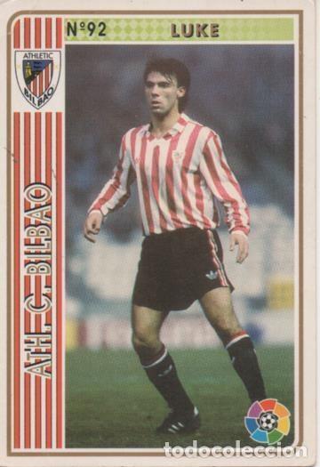 Collezionismo sportivo: Cromo E003512: Trading Card. Las Fichas de la Liga 94-95. n&ordm; 92 Luke, Ath.C.Bilbao - LFP