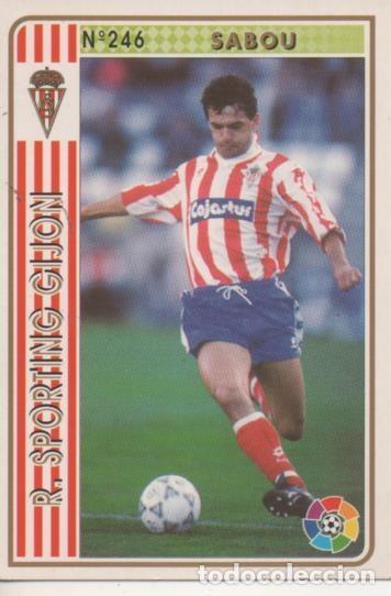 Collezionismo sportivo: Cromo E003549: Trading Card. Las Fichas de la Liga 94-95. n&ordm; 246 Sabou, R. Sporting Gij&oacute;n - LFP