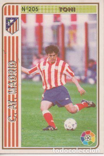 Collezionismo sportivo: Cromo E003540: Trading Card. Las Fichas de la Liga 94-95. n&ordm; 205 Toni, C.At. Madrid - LFP