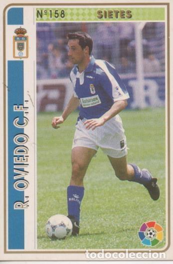 Collezionismo sportivo: Cromo E003530: Trading Card. Las Fichas de la Liga 94-95. n&ordm; 158 Sietes, R.Oviedo C.F. - LFP