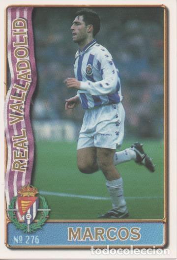 Collectionnisme sportif: Cromo E003630: Trading Card. Las Fichas de la Liga 96-97. n&ordm; 276 Marcos, R. Valladolid - LFP