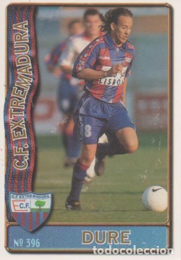 Collectionnisme sportif: Cromo E003677: Trading Card. Las Fichas de la Liga 96-97. n&ordm; 396 Dure, C.F. Extremadura - LFP