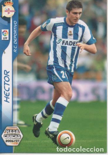 Collectionnisme sportif: Cromo E004147: Trading Card. Mega Cracks 06-07. n&ordm; 94 Hector. Defensa. R.C. Deportivo - LPF