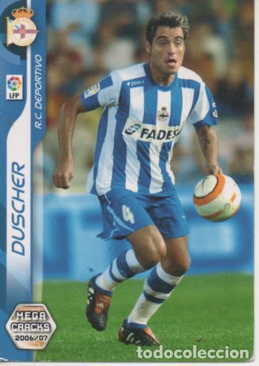 Sports collectibles: Cromo E004155: Trading Card. Mega Cracks 06-07. n&ordm; 99 Duscher. Medio. R.C. Deportivo - LPF