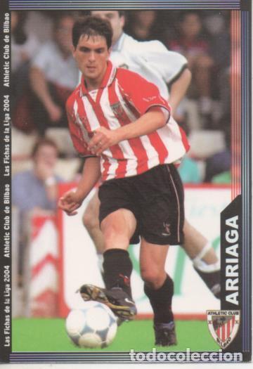 Sports collectibles: Cromo E004281: Trading Card. Las Fichas de la Liga 2004. n&ordm; 184 Arriaga. Delantero. A.C. de Bilbao -