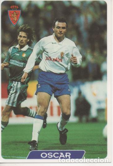 Sports collectibles: Cromo E003979: Trading Card. Las Fichas de la Liga 95-96. n&ordm; 118 Oscar. Centrocampista. R. Zaragoza