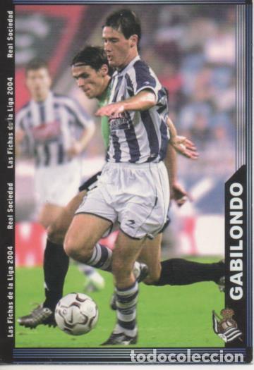 Sports collectibles: Cromo E004244: Trading Card. Las Fichas de la Liga 2004. n&ordm; 42 Gabilondo. Medio. R. Sociedad - LPF