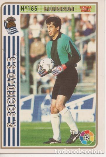 Sports collectibles: Cromo E003536: Trading Card. Las Fichas dela Liga 94-95. n&ordm; 185 Biurrun, R.Sociedad S.S. - LFP