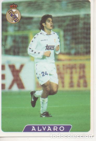 Sammelleidenschaft Sport: Cromo E003931: Trading Card. Las Fichas de la Liga 95-96, n&ordm; 18 Alvaro. Delantero. R.Madrid - LPF