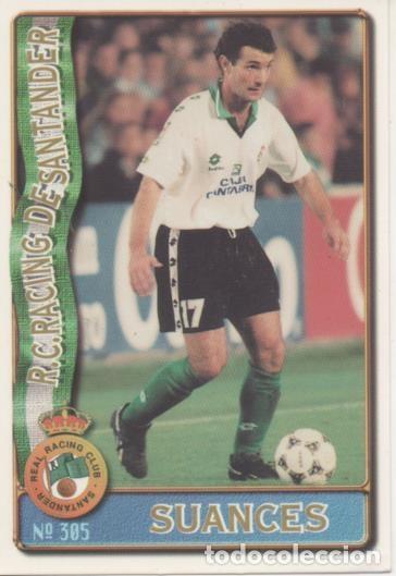 Sammelleidenschaft Sport: Cromo E003667: Trading Card. Las Fichas de la Liga 96-97. n&ordm; 305 Suances, R.C. Racing de Santander -