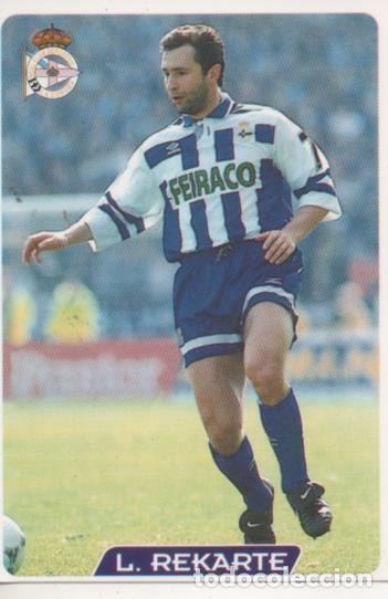 Sammelleidenschaft Sport: Cromo E003936: Trading Card. Las Fichas de la Liga 95-96, n&ordm; 23 L. Rekarte. Defensa. R.C.D. La Coru&ntilde;