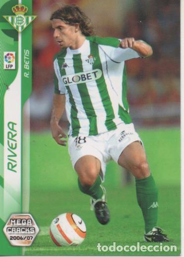 Colecionismo desportivo: Cromo E004115: Trading Card. Mega Cracks 06-07. n&ordm; 63 Rivera. Medio. R. Betis Balonpi&eacute; - LPF