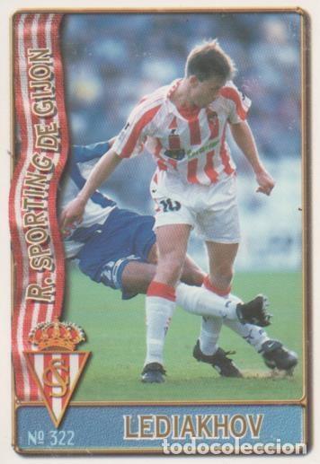Coleccionismo deportivo: Cromo E003686: Trading Card. Las Fichas de la Liga 96-97. n&ordm; 322 Lediakhov, R.Sporting de Gij&oacute;n - LF