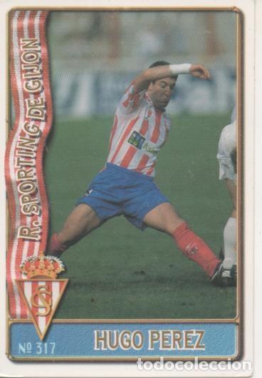 Coleccionismo deportivo: Cromo E003681: Trading Card. Las Fichas de la Liga 96-97. n&ordm; 317 Hugo Perez, R.Sporting de Gij&oacute;n - L