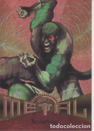 Sammelleidenschaft Sport: Cromo E004788: Trading Card. Marvel Metal, n&ordm; 76 Scorpion - Frank Lopez