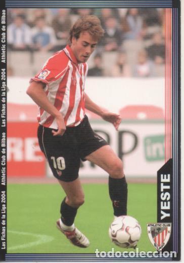 Sammelleidenschaft Sport: Cromo E004277: Trading Card. Las Fichas de la Liga 2004. n&ordm; 178 Yeste. Medio. A.C. de Bilbao - LPF