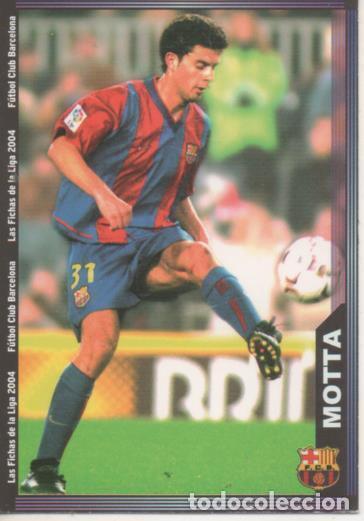 Sammelleidenschaft Sport: Cromo E004267: Trading Card. Las Fichas de la Liga 2004. n&ordm; 149 Motta. Medio. F.C. Barcelona - LPF