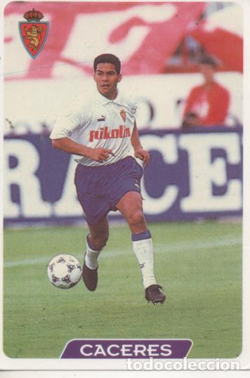 Sammelleidenschaft Sport: Cromo E003975: Trading Card. Las Fichas de la Liga 95-96. n&ordm; 116 Caceres. Defensa. R.Zaragoza - LPF