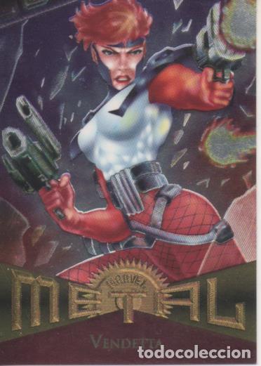 Coleccionismo deportivo: Cromo E004785: Trading Card. Marvel Metal, n&ordm; 54 Vendetta - Ken Lashley