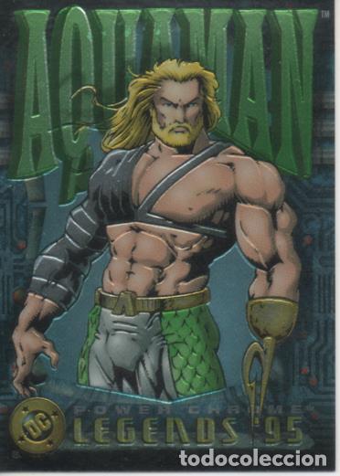 Sammelleidenschaft Sport: Cromo E004725: Trading Card. DC. Power Chrome. Legends'95, n&ordm; 118 Aquaman - M.Egeland