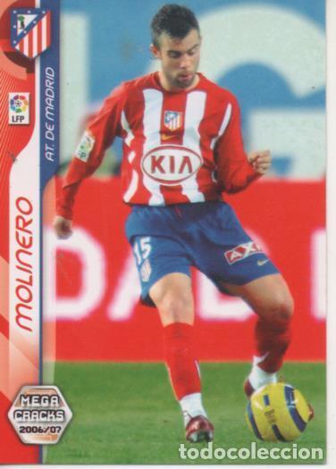 Sammelleidenschaft Sport: Cromo E004088: Trading Card. Mega Cracks 06-07. n&ordm; 21 Molinero. At. de Madrid - LPF