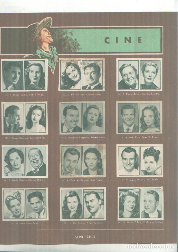 Sammelleidenschaft Sport: Cromos: Gallina Blanca: Cine (figuras mundiales) + Amanecer en el puerto -