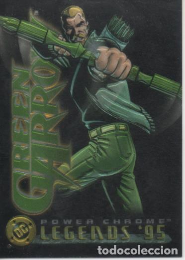 Sammelleidenschaft Sport: Cromo E004624: Trading Card. DC Power Chrome. Legends'95, n&ordm; 7 Green Arrow - Burchett-Martin